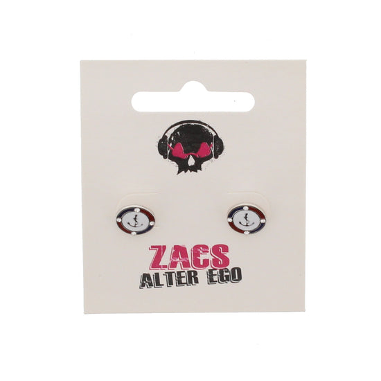 Round Anchor Stud Earrings