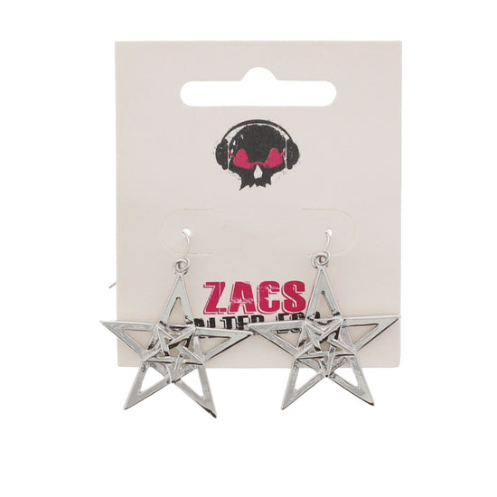 Double Pentagram Earrings