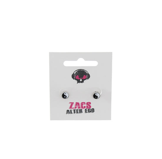 Yin Yang Stud Earrings