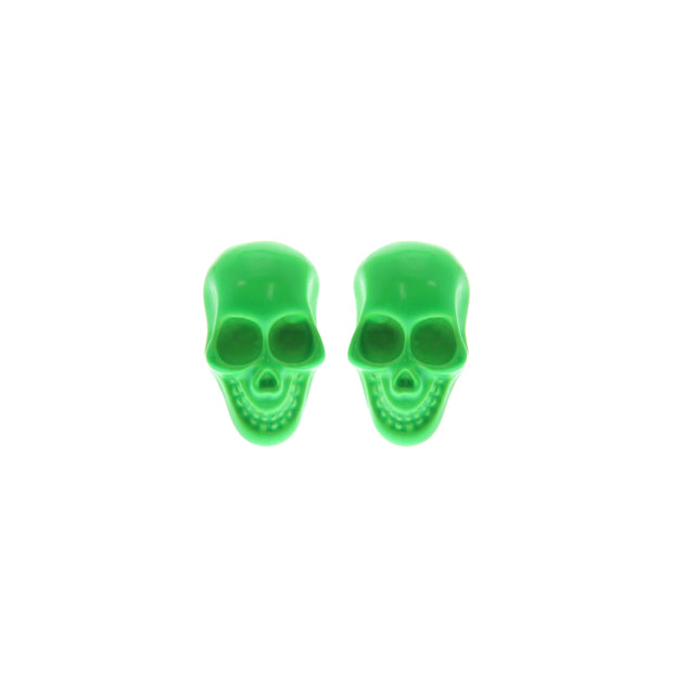 Small Skull Stud Earrings - Approx. 0.9cm Width