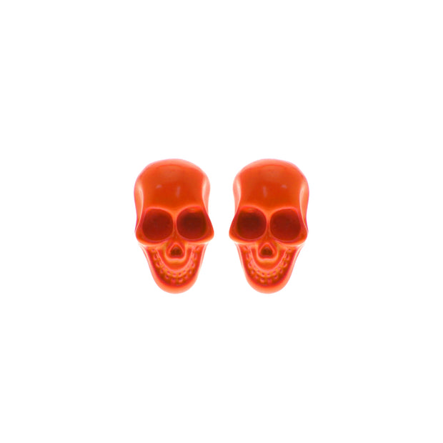 Small Skull Stud Earrings - Approx. 0.9cm Width