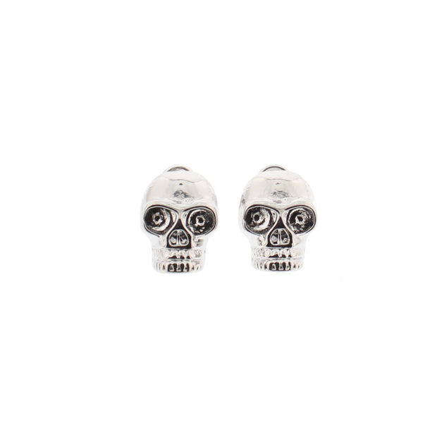 Small Skull Stud Earrings - Approx. 0.9cm Width