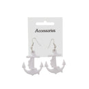 Plastic Anchor Earrings