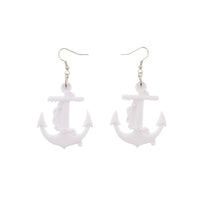 Plastic Anchor Earrings