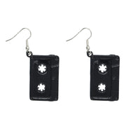 Black Cassette Earrings
