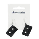 Black Cassette Earrings