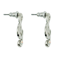 Treble Clef Stud Earrings