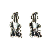 Black Electric Guitar Stud Earrings