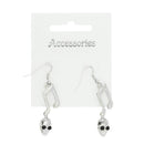 Eyed Skulled Musical Note Earrings