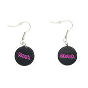 Rock Chick Record Earrings