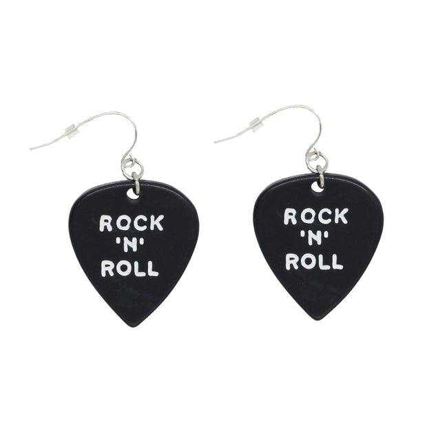 Rock 'N' Roll Guitar Pluck Earrings