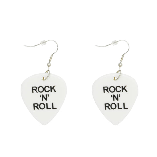 Rock 'N' Roll Guitar Pluck Earrings
