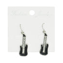Electric Guitar Earrings with Diamante Stones
