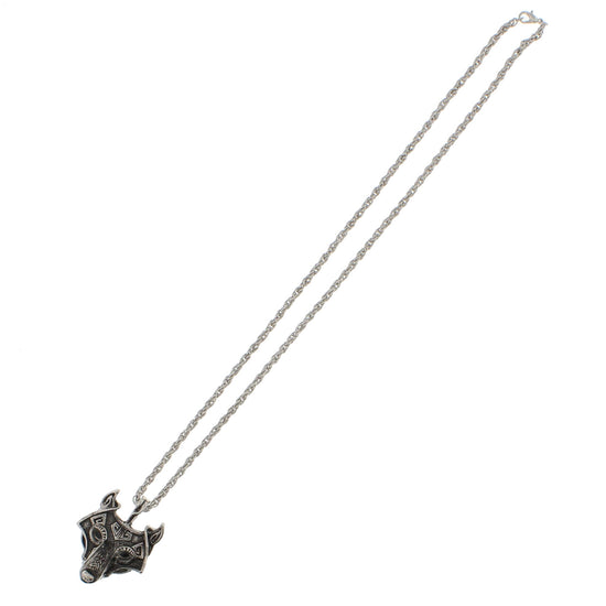 Viking Norse Wolf Pendant Necklace