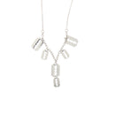 Multi Blade Chain Necklace