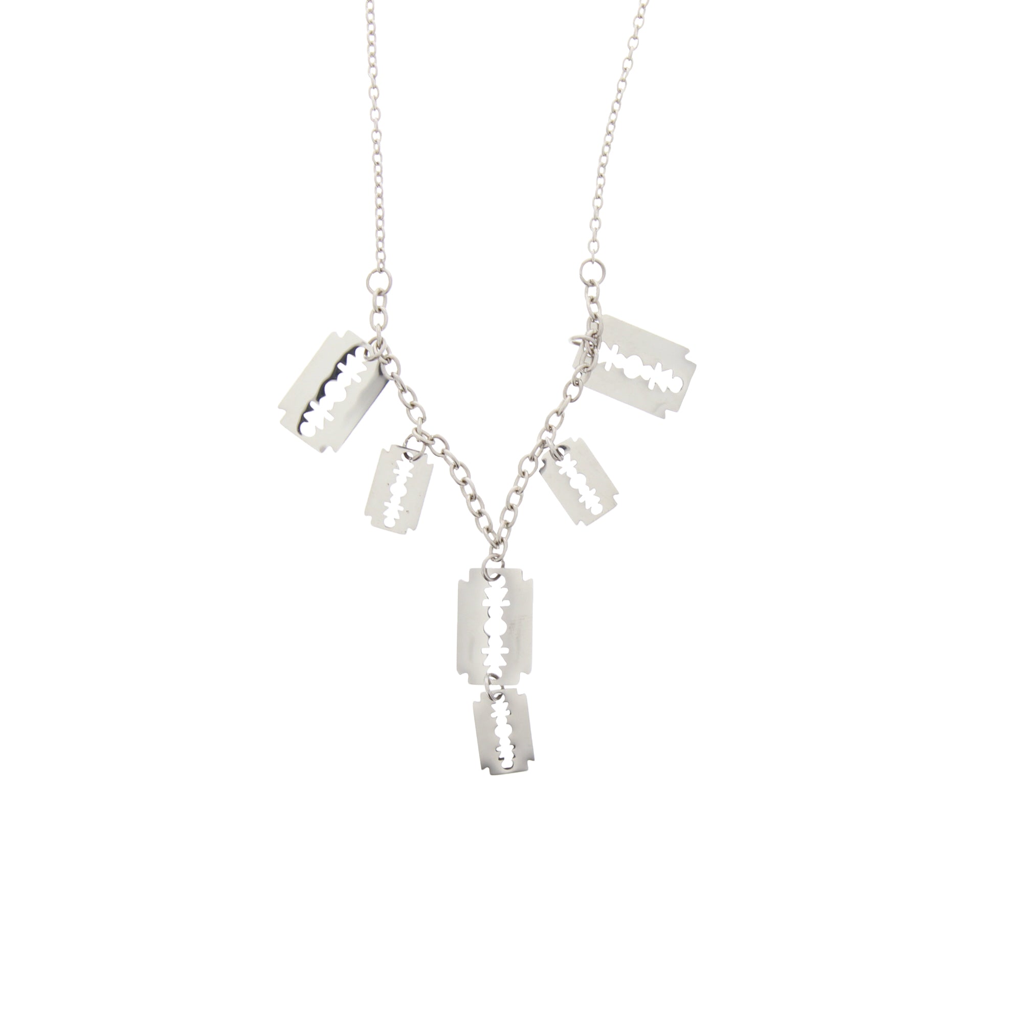 Multi Blade Chain Necklace