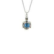 Evil Eye & Skeleton Pendant Necklace