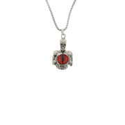 Evil Eye & Skeleton Pendant Necklace