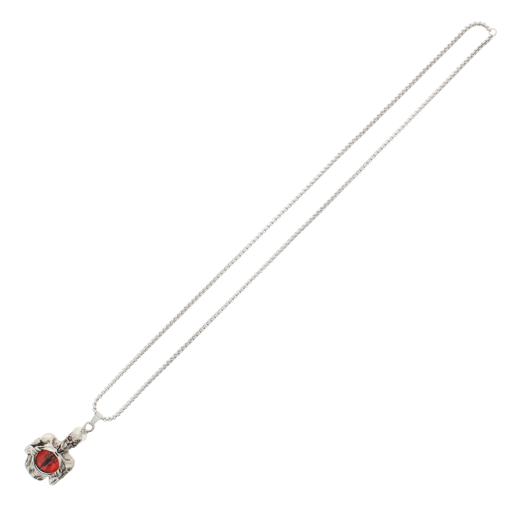 Evil Eye & Skeleton Pendant Necklace