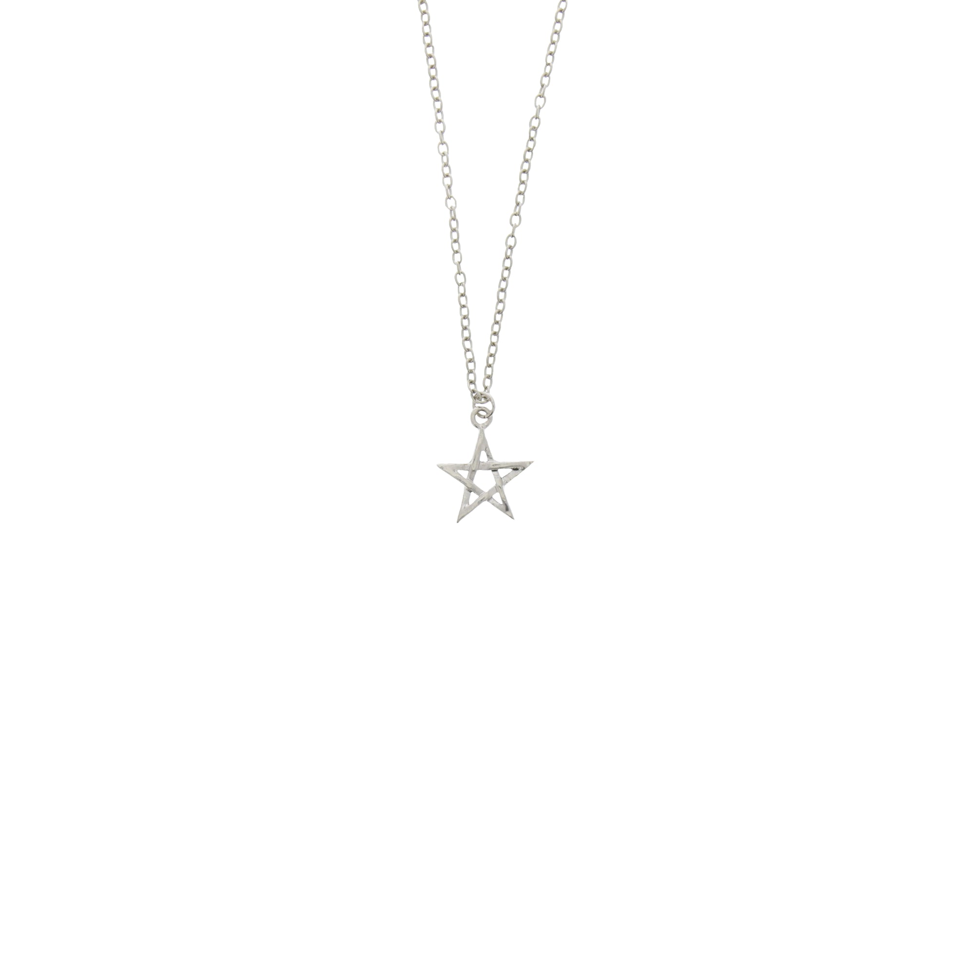 Mini Pentagram Chain Necklace