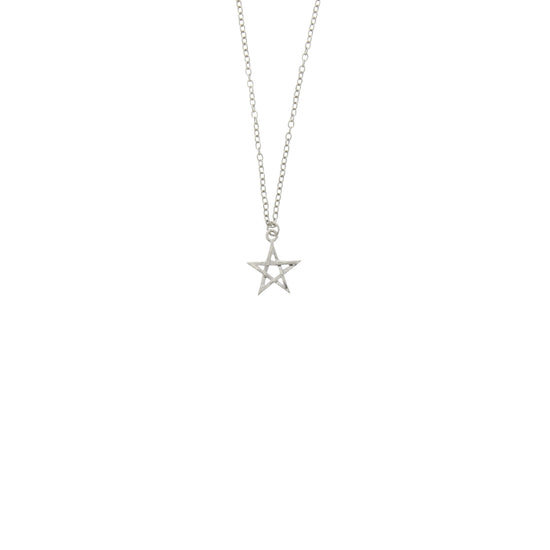 Mini Pentagram Chain Necklace