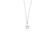 Mini Pentagram Chain Necklace