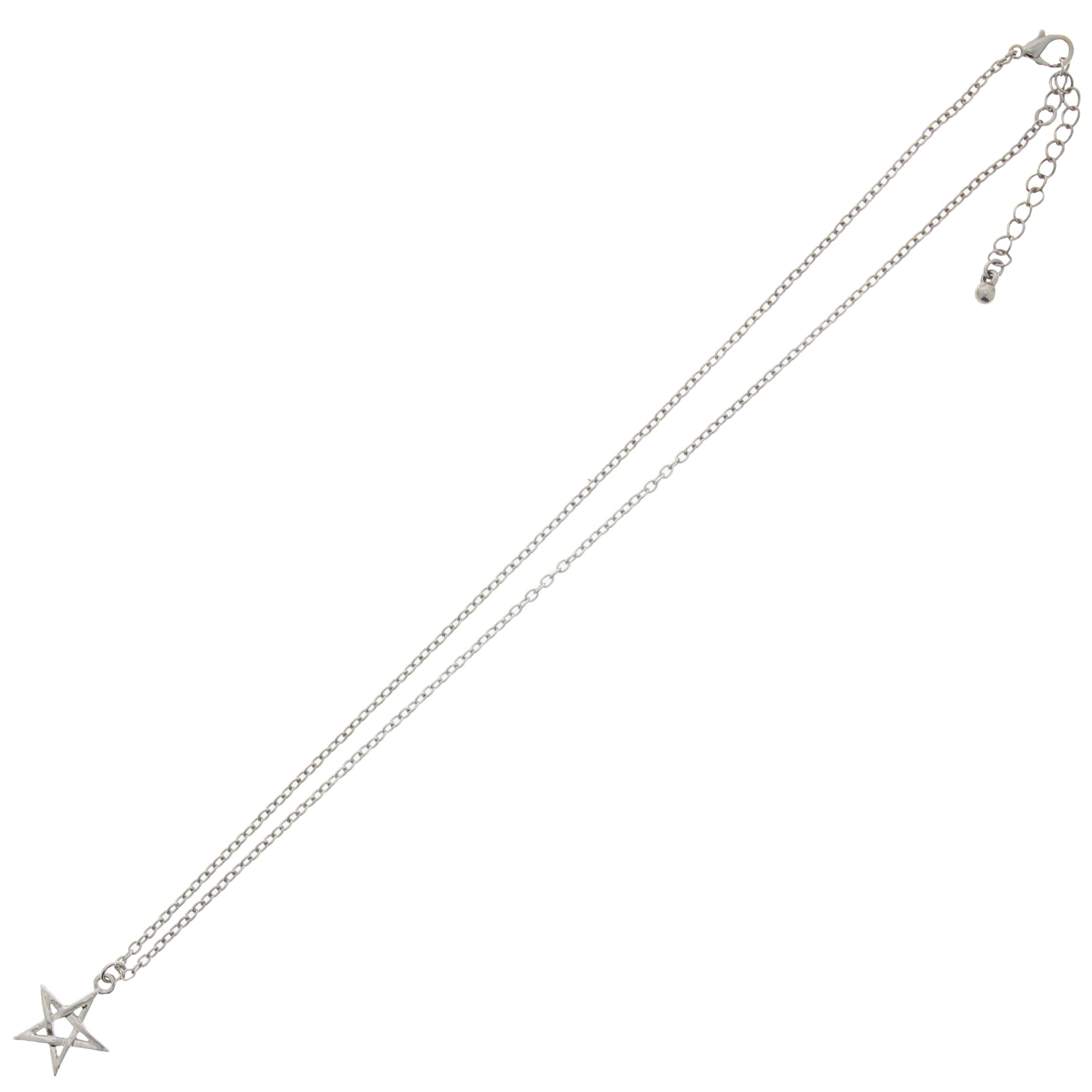 Mini Pentagram Chain Necklace