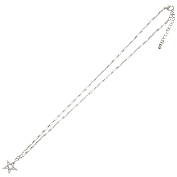 Alternative Pentagram Chain Necklace