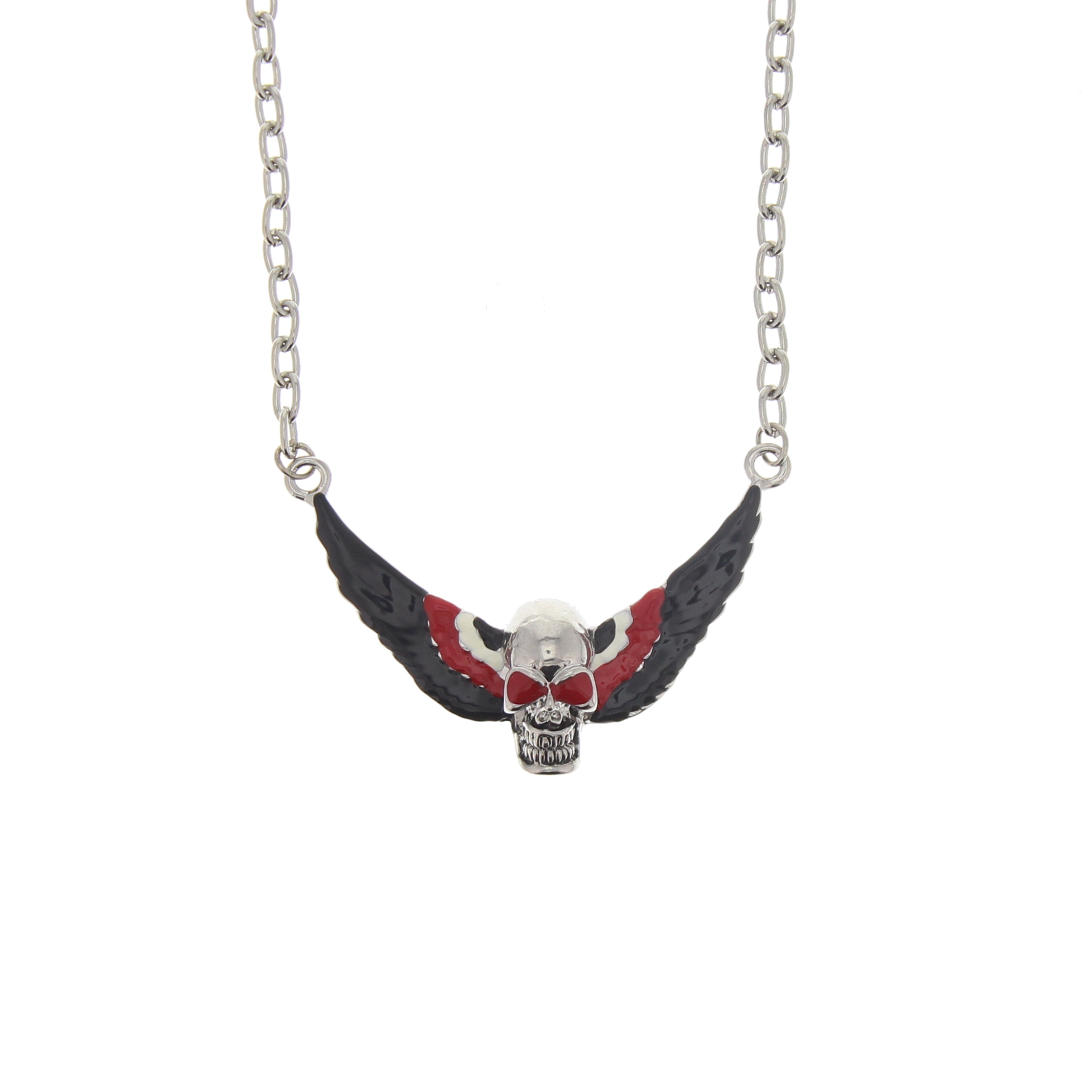Skull with Wings Necklace