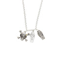 Skull & Crossbones, Open Coffin Necklace