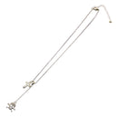Diamonte Skull and Crossbone and Cross Necklace