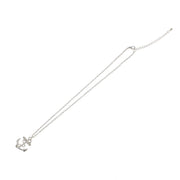 Anchor Pendant with Chain & Diamante Stone on Chain Necklace - 3.5 x 2.7cm Pendant