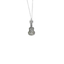 Guitar Necklace with Diamante Stones