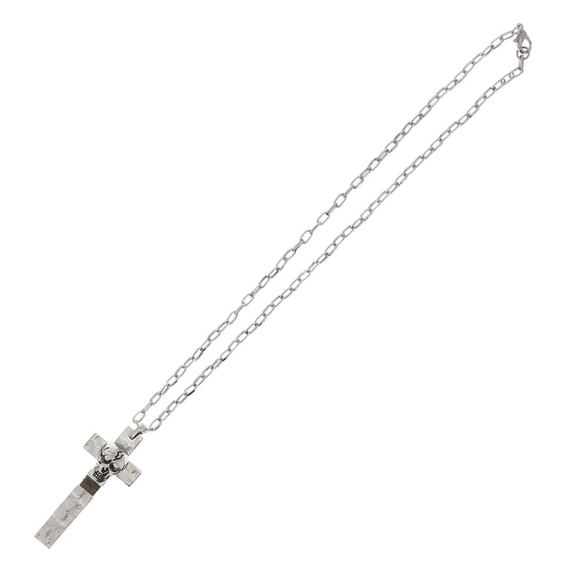 Skull on Cross Necklace