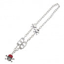 Pirate Skull and Crossbone Necklace with Handcuffs