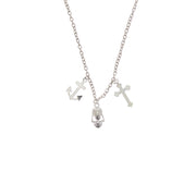 Anchor Skull and Cross Necklace