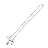 Anchor Skull and Cross Necklace