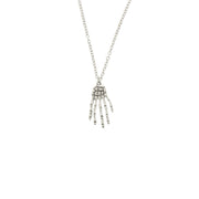 Small Skeleton Hand Necklace