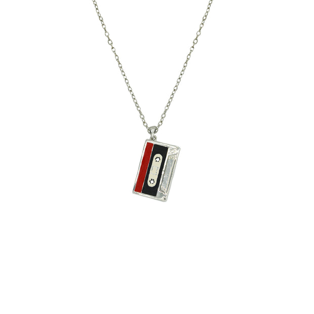 Double Sided Cassette Necklace