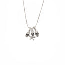 Mini Skull and Skull and Crossbone Necklace