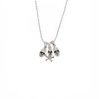 Mini Skull and Skull and Crossbone Necklace