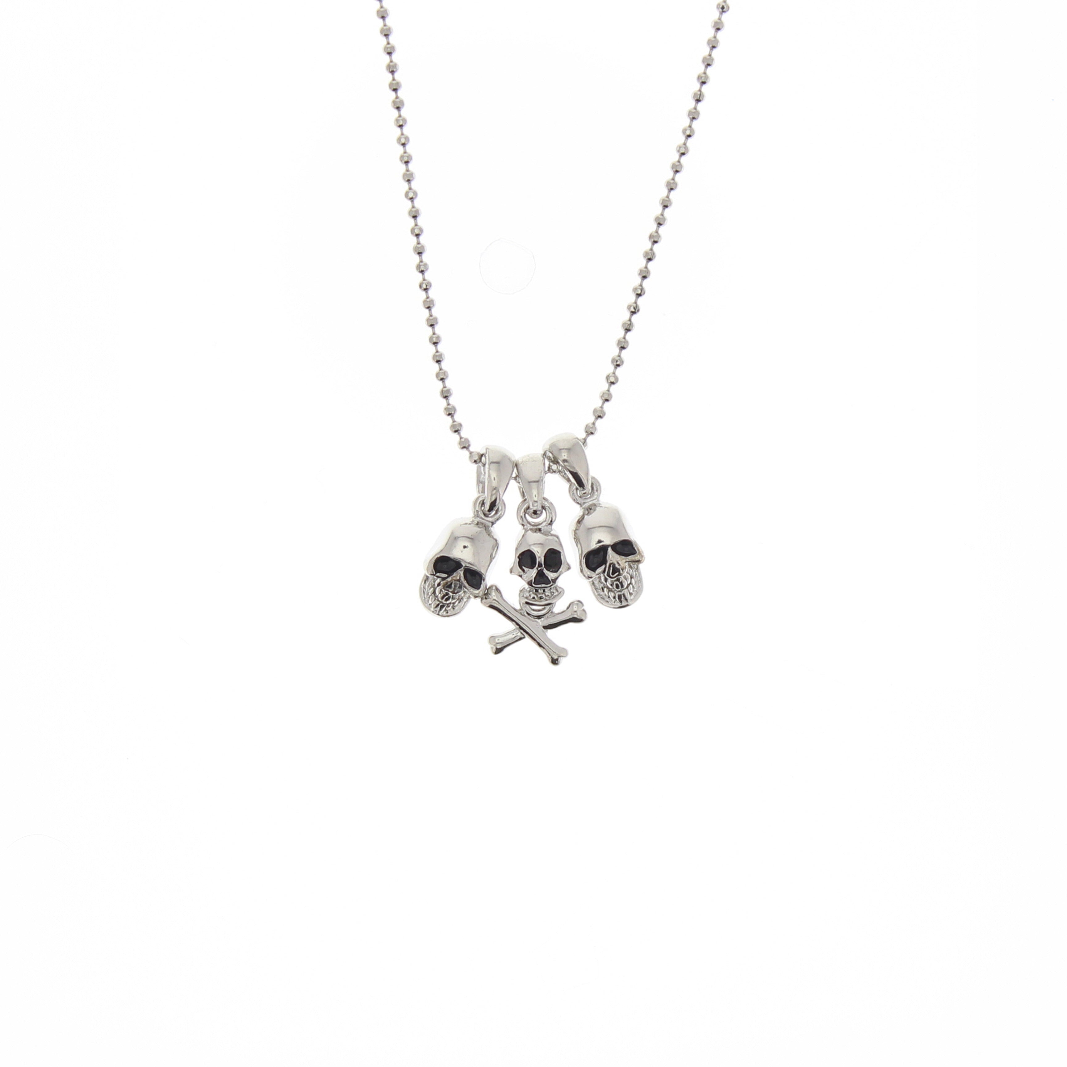 Mini Skull and Skull and Crossbone Necklace