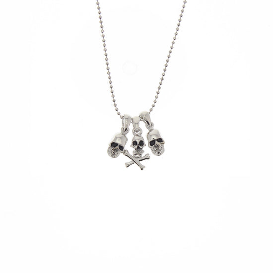 Mini Skull and Skull and Crossbone Necklace