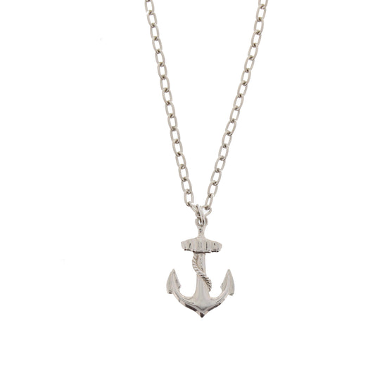 Anchor Pendant on Chain Necklace