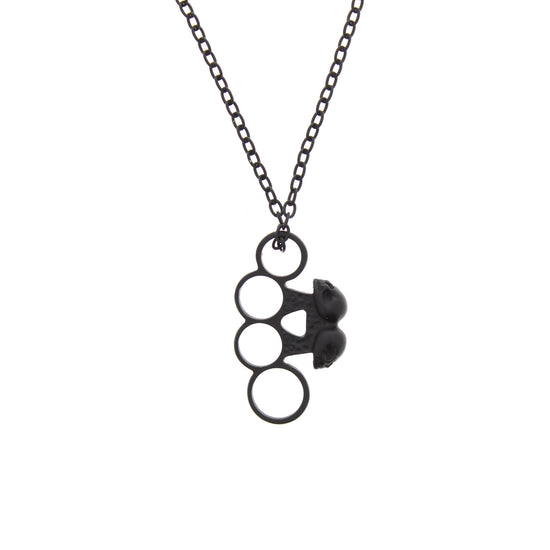 Skull Knuckle Duster Necklace
