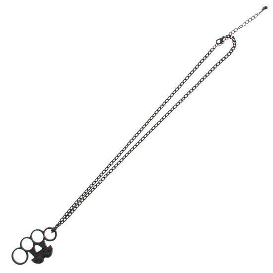 Skull Knuckle Duster Necklace