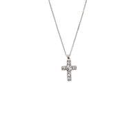 Crystal Stone Cross Necklace