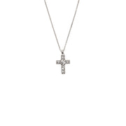 Crystal Stone Cross Necklace