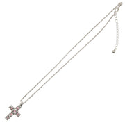 Crystal Stone Cross Necklace