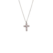 Crystal Stone Cross Necklace